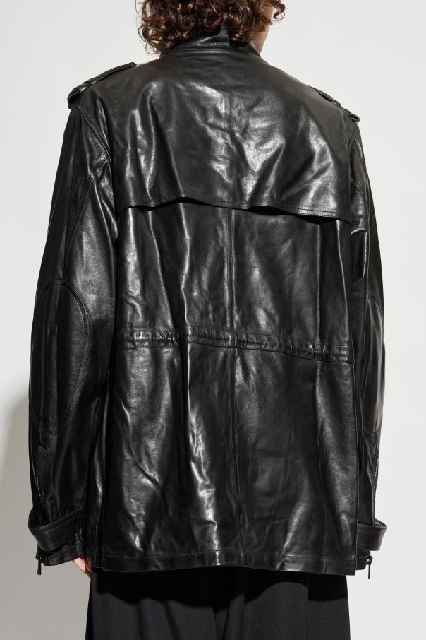 Balmain Lambskin leather jacket | Men's Clothing | Vitkac